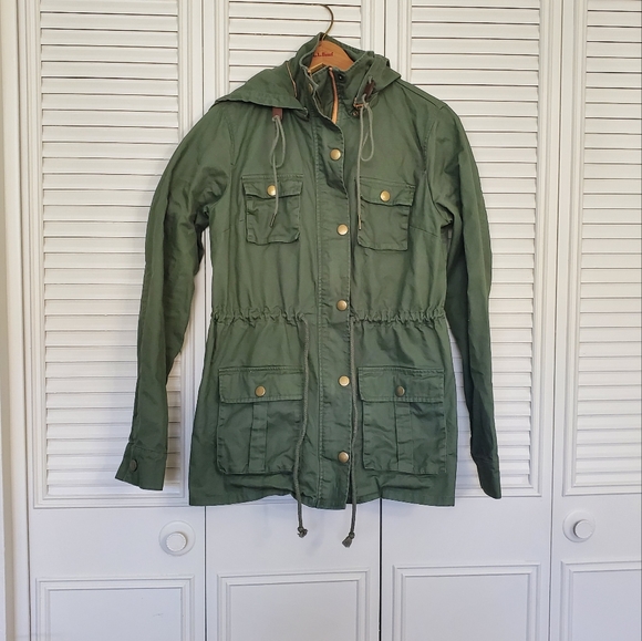 Olive Green Anorak Jacket - Picture 1 of 5